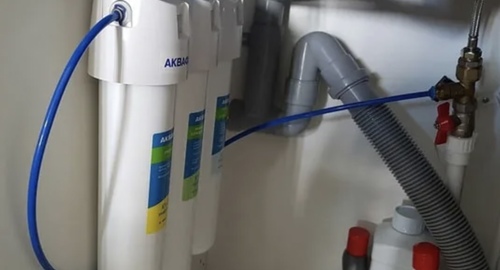 Монтаж фильтра для очистки воды в квартире
